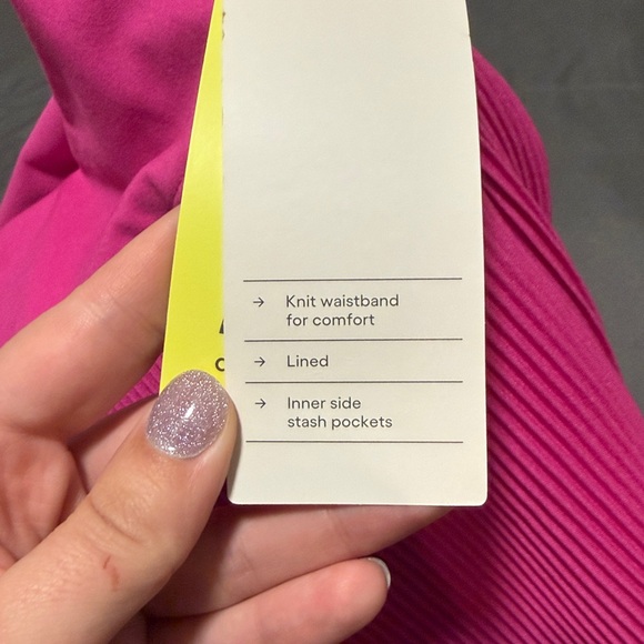 NWT All in Motion Fuchsia Pleated Skort - Picture 5 of 5